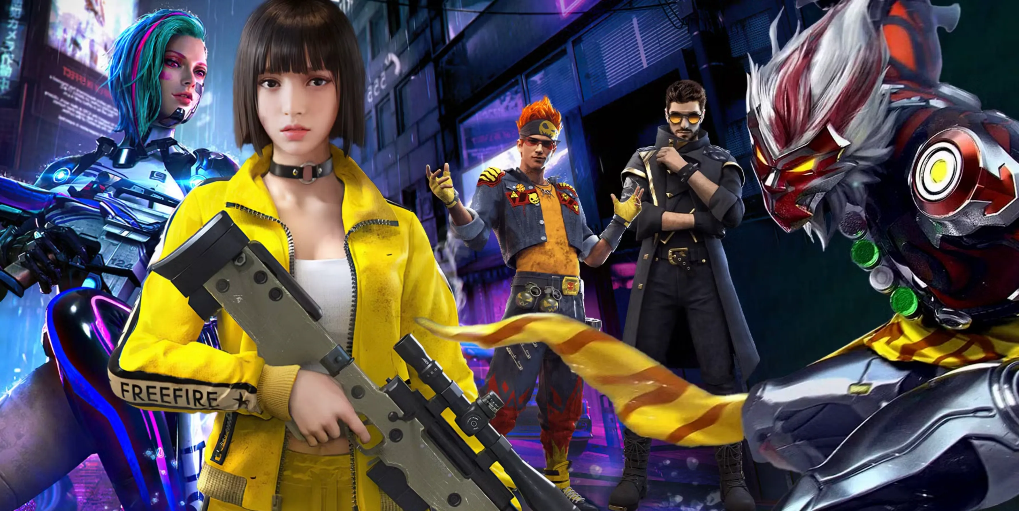 best free fire characters